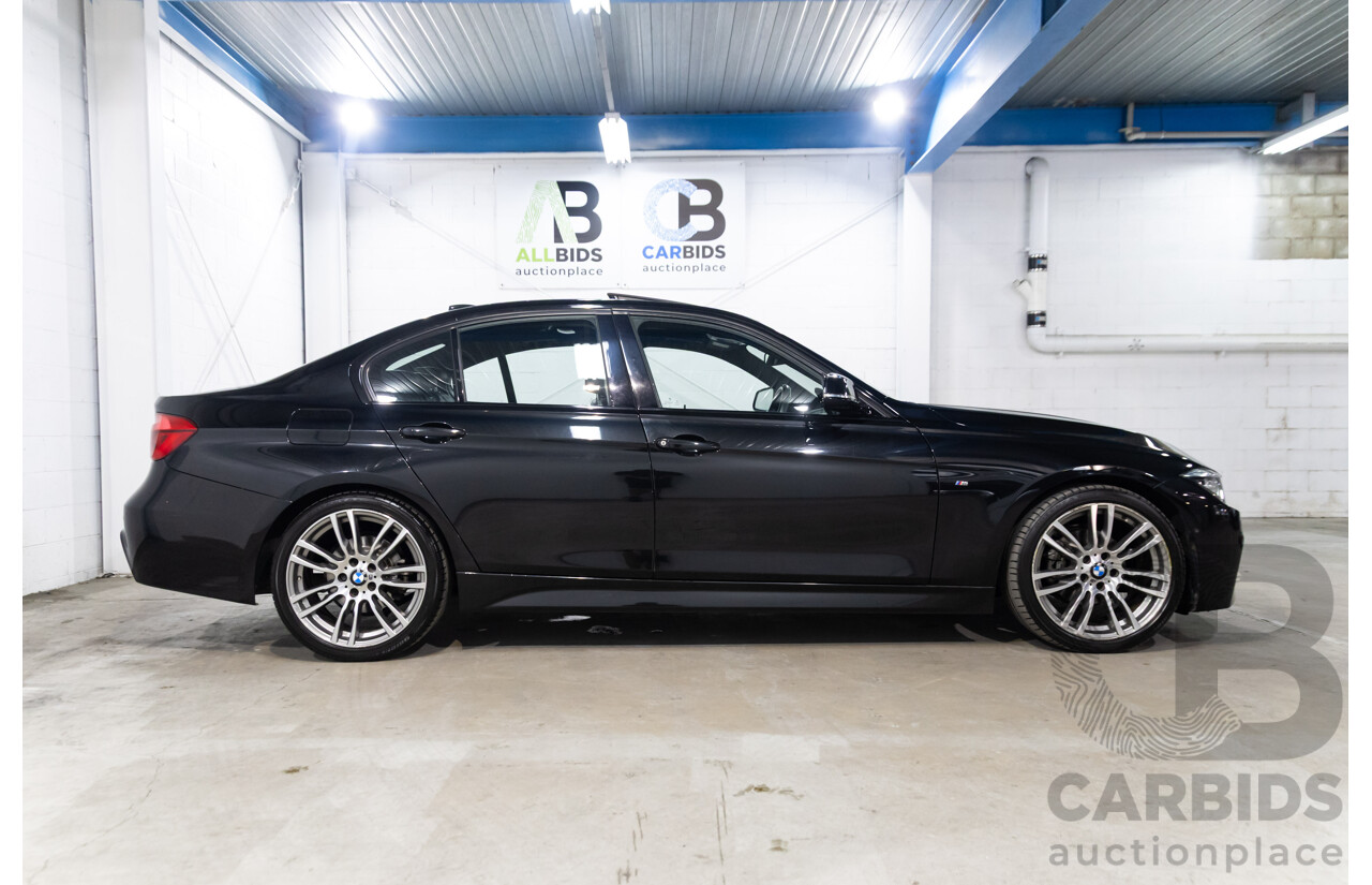 03/2016 Bmw 3 18i SPORT LINE RWD F30 LCI 4D Sedan Black Sapphire Metallic Turbo 1.5L