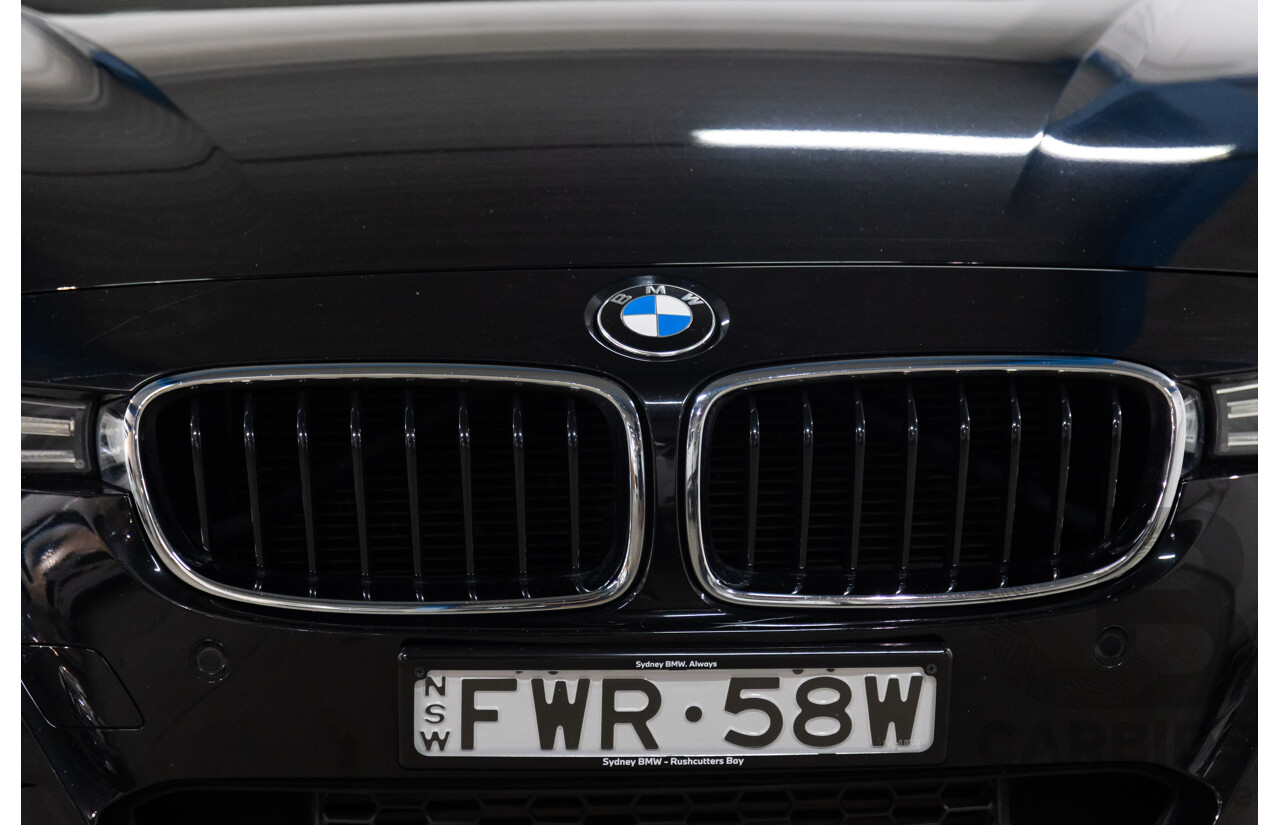 03/2016 Bmw 3 18i SPORT LINE RWD F30 LCI 4D Sedan Black Sapphire Metallic Turbo 1.5L
