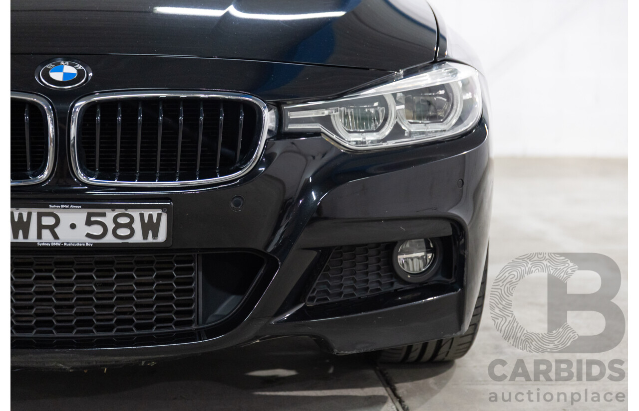 03/2016 Bmw 3 18i SPORT LINE RWD F30 LCI 4D Sedan Black Sapphire Metallic Turbo 1.5L