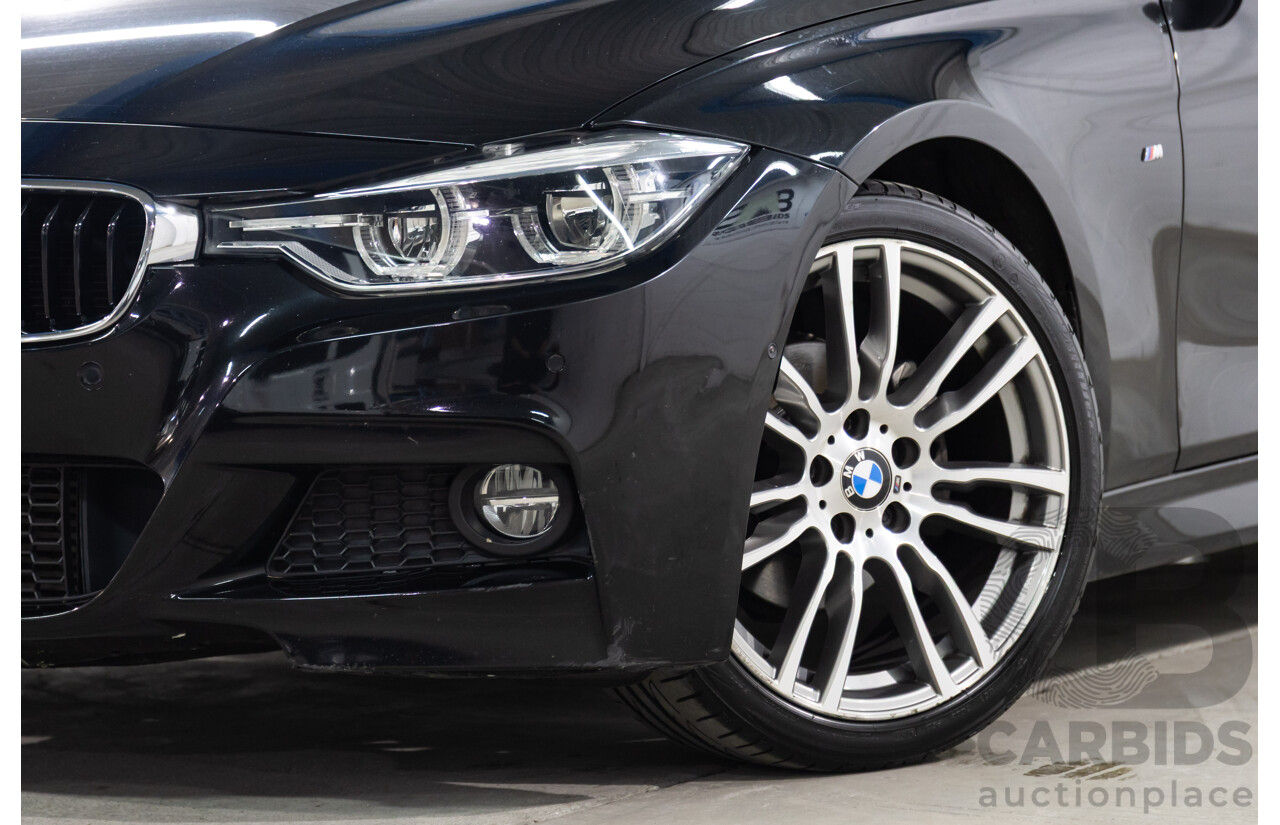 03/2016 Bmw 3 18i SPORT LINE RWD F30 LCI 4D Sedan Black Sapphire Metallic Turbo 1.5L