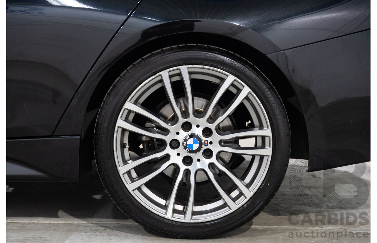 03/2016 Bmw 3 18i SPORT LINE RWD F30 LCI 4D Sedan Black Sapphire Metallic Turbo 1.5L