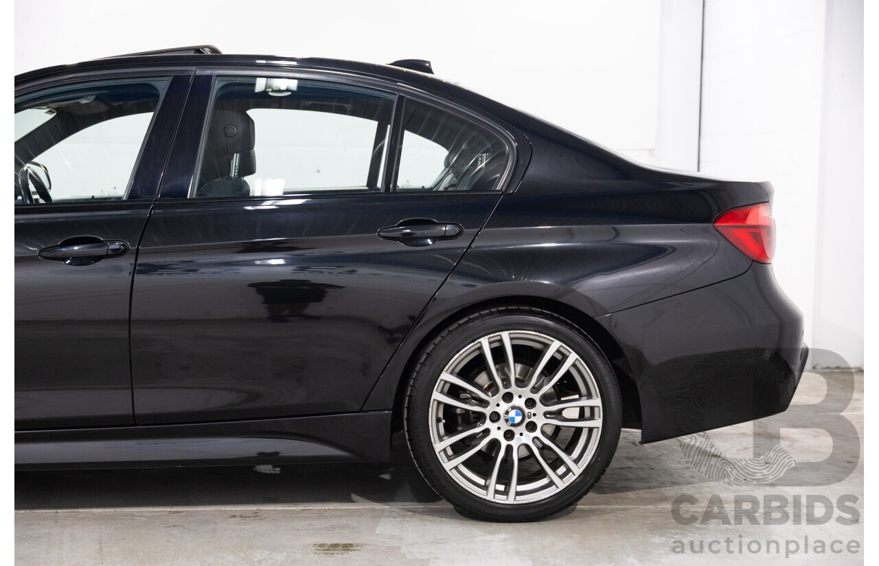 03/2016 Bmw 3 18i SPORT LINE RWD F30 LCI 4D Sedan Black Sapphire Metallic Turbo 1.5L
