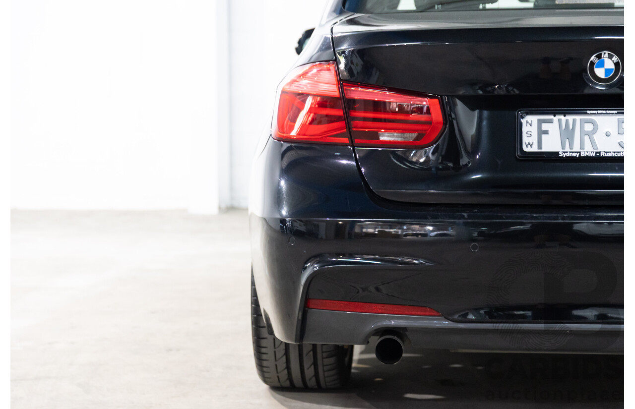 03/2016 Bmw 3 18i SPORT LINE RWD F30 LCI 4D Sedan Black Sapphire Metallic Turbo 1.5L