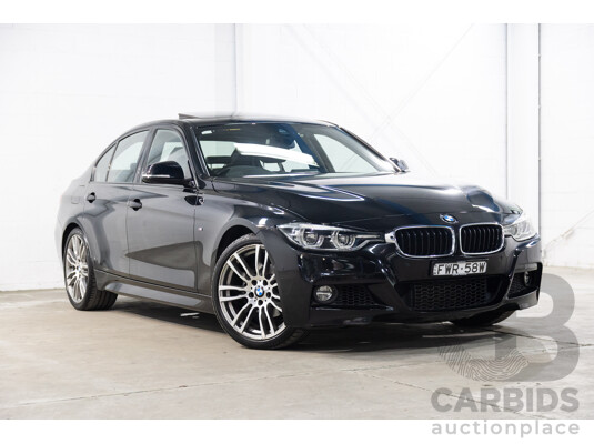 03/2016 Bmw 3 18i SPORT LINE RWD F30 LCI 4D Sedan Black Sapphire Metallic Turbo 1.5L