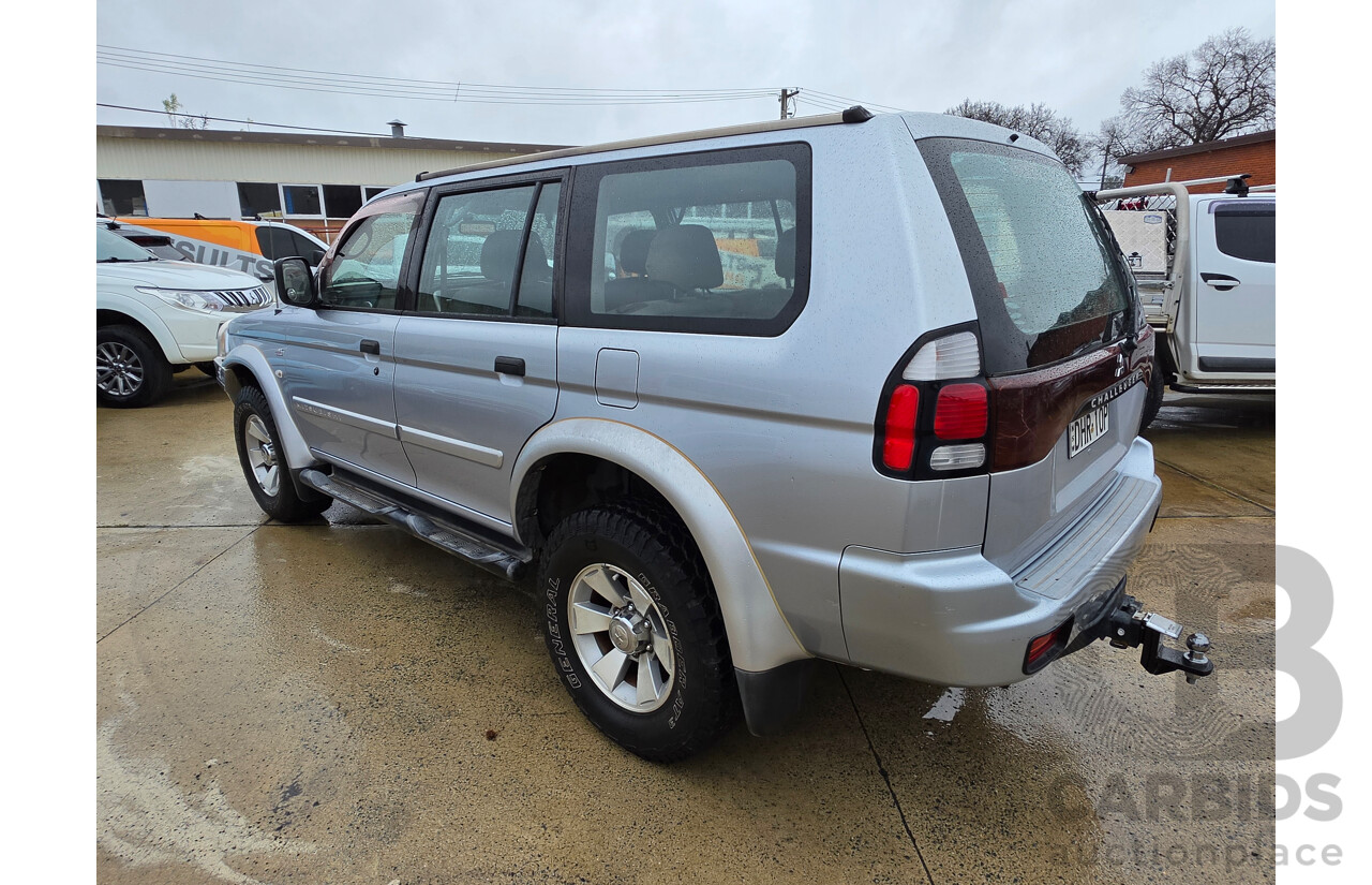 11/2004 Mitsubishi Challenger (4x4) PA-MY04 4d Wagon Silver 3.0L