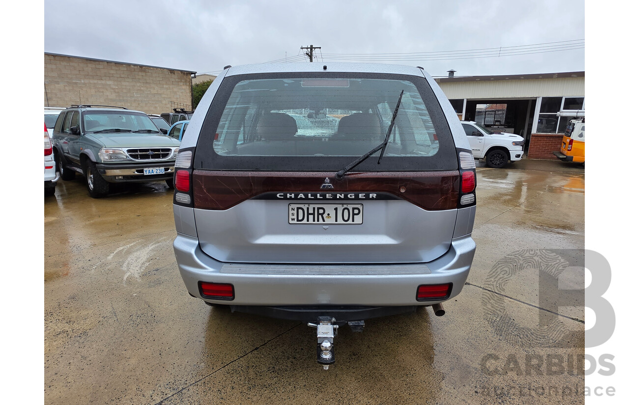 11/2004 Mitsubishi Challenger (4x4) PA-MY04 4d Wagon Silver 3.0L