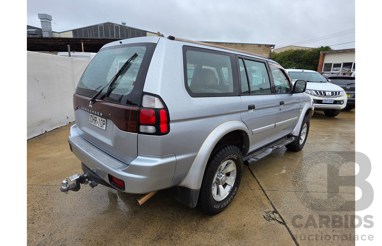 11/2004 Mitsubishi Challenger (4x4) PA-MY04 4d Wagon Silver 3.0L
