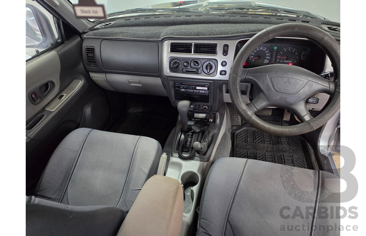 11/2004 Mitsubishi Challenger (4x4) PA-MY04 4d Wagon Silver 3.0L