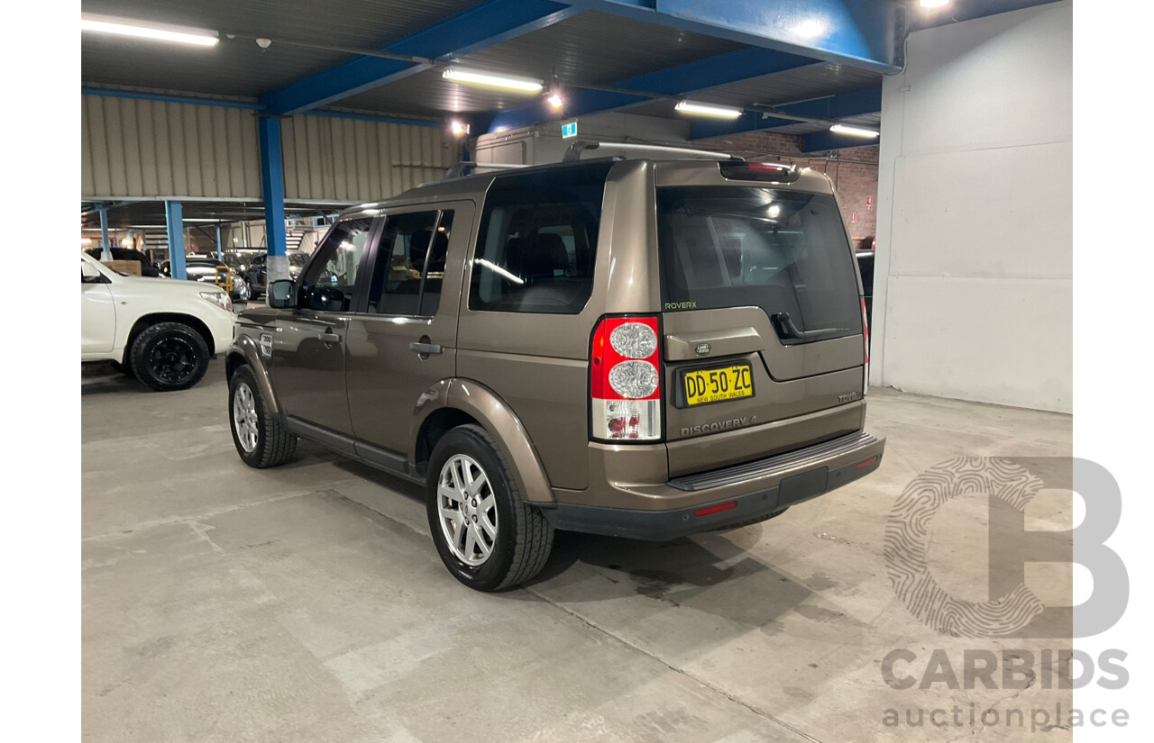 04/2012 Land Rover Discovery 4 TDV6 4x4 MY12 4d Wagon Bronze Turbo Diesel 2.7L