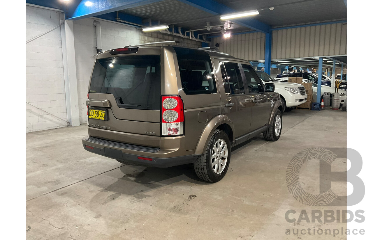 04/2012 Land Rover Discovery 4 TDV6 4x4 MY12 4d Wagon Bronze Turbo Diesel 2.7L