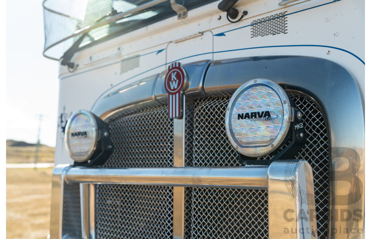 04/2013 Kenworth K200 6x4 Prime Mover 2d Cab Over Sleeper White Turbo Diesel ISX500 16.0L - 500HP