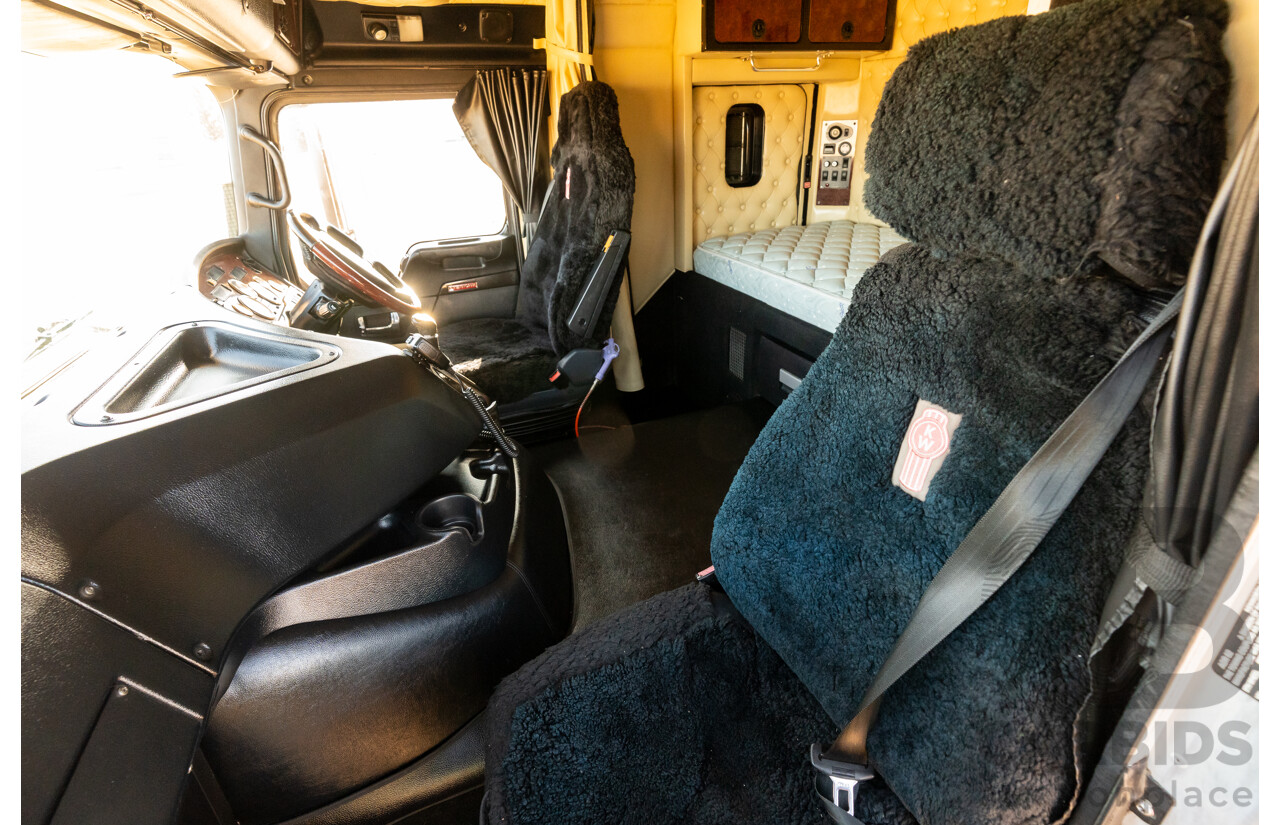 04/2013 Kenworth K200 6x4 Prime Mover 2d Cab Over Sleeper White Turbo Diesel ISX500 16.0L - 500HP