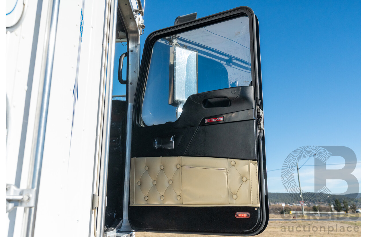 04/2013 Kenworth K200 6x4 Prime Mover 2d Cab Over Sleeper White Turbo Diesel ISX500 16.0L - 500HP