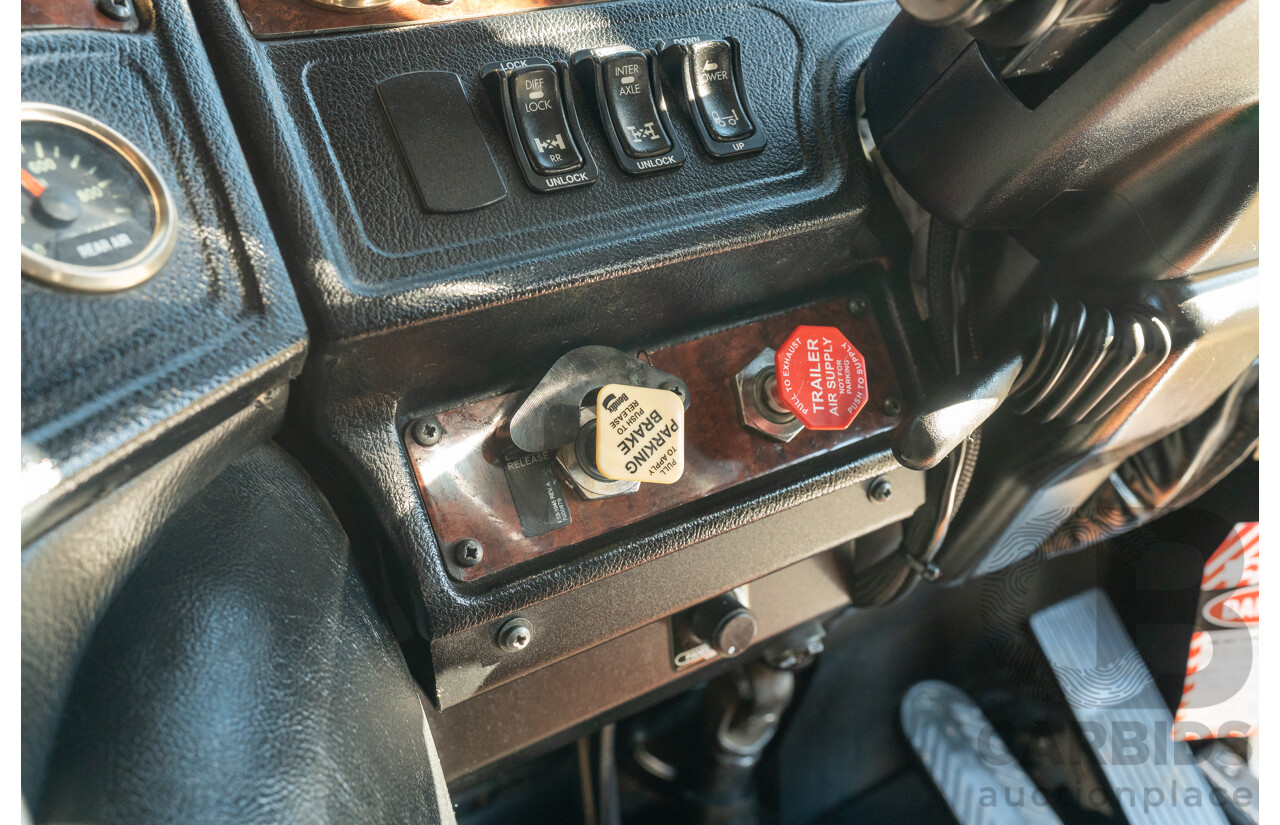 04/2013 Kenworth K200 6x4 Prime Mover 2d Cab Over Sleeper White Turbo Diesel ISX500 16.0L - 500HP