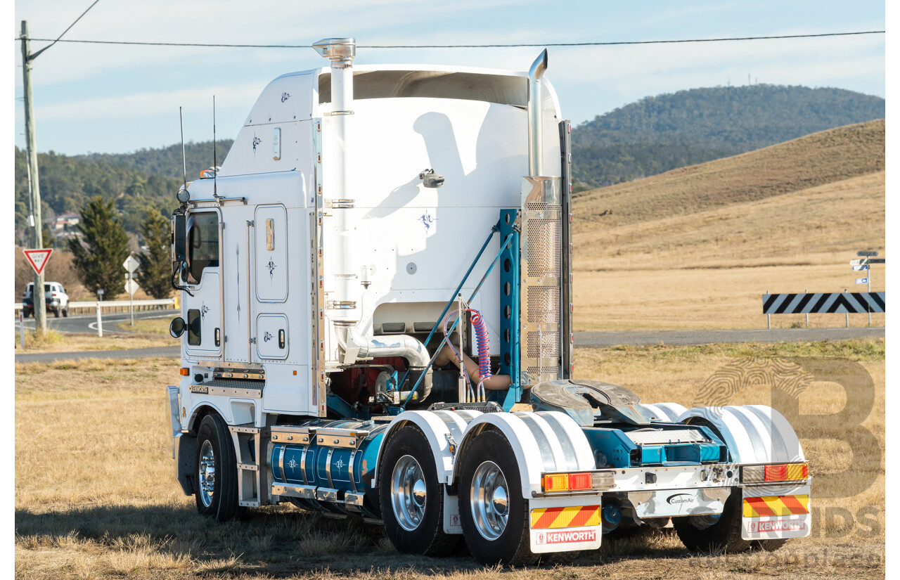 04/2013 Kenworth K200 6x4 Prime Mover 2d Cab Over Sleeper White Turbo Diesel ISX500 16.0L - 500HP