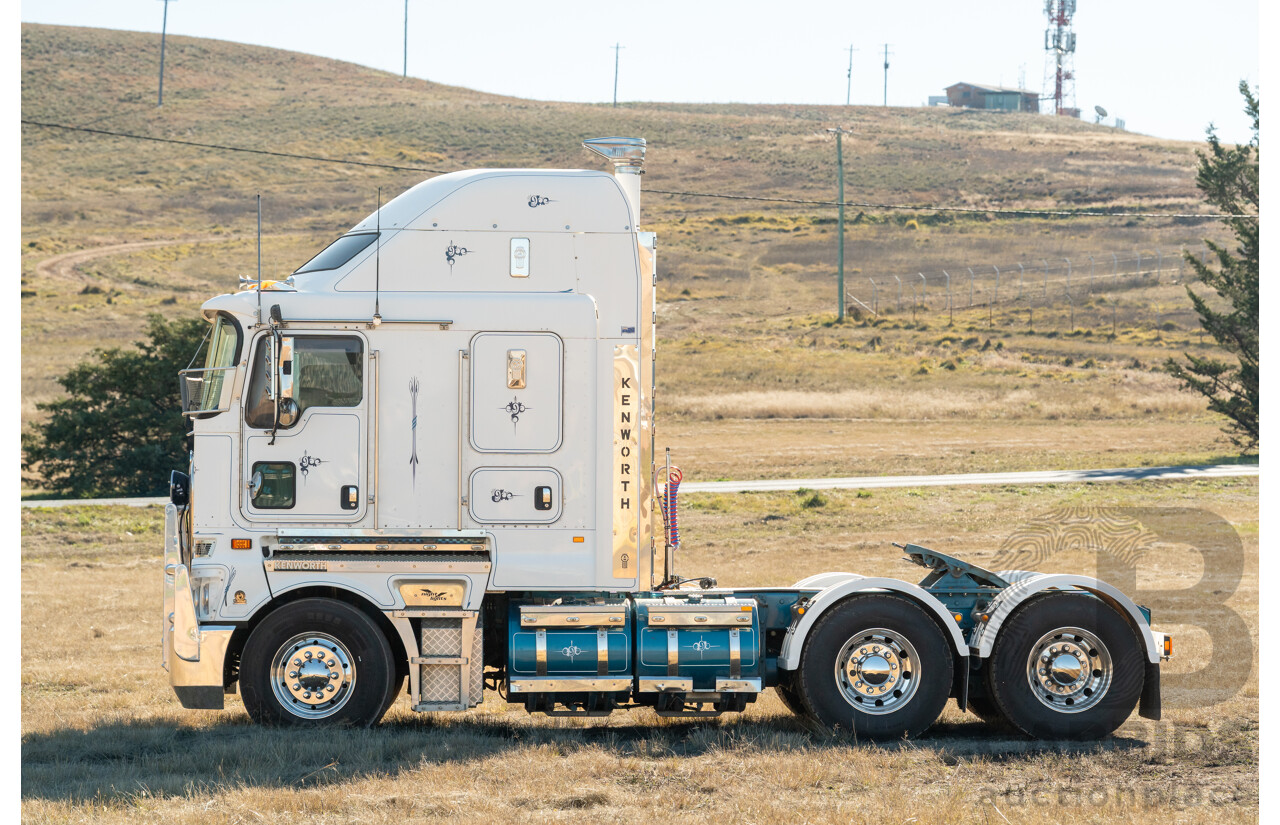04/2013 Kenworth K200 6x4 Prime Mover 2d Cab Over Sleeper White Turbo Diesel ISX500 16.0L - 500HP