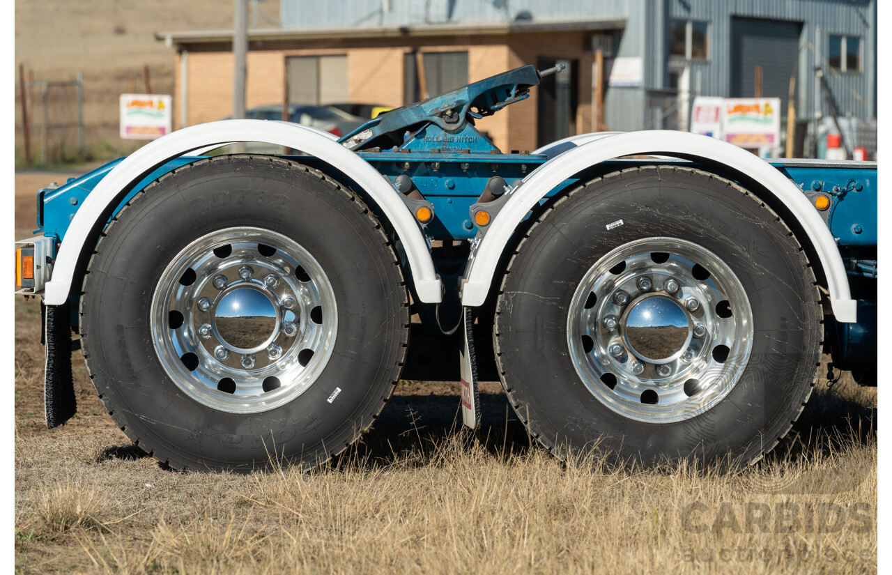 04/2013 Kenworth K200 6x4 Prime Mover 2d Cab Over Sleeper White Turbo Diesel ISX500 16.0L - 500HP