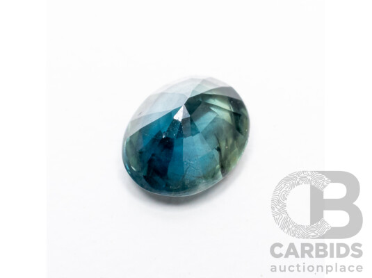 1660569 · 0.92ct Oval Cut Natural Green Sapphire with Gem Report