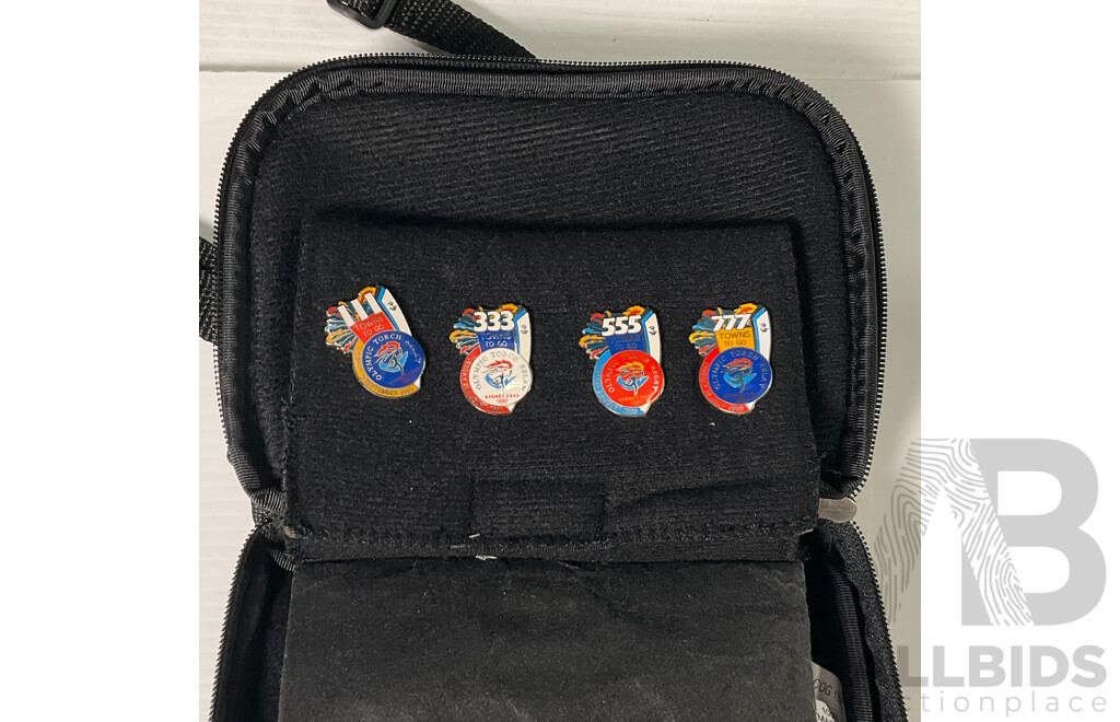 Sydney 2000 Olympics Pins and Collectors Case