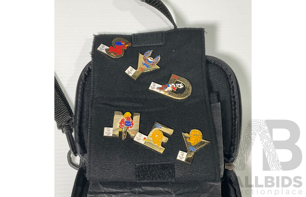 Sydney 2000 Olympics Pins and Collectors Case