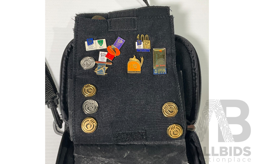 Sydney 2000 Olympics Pins and Collectors Case