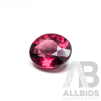 1.57ct Oval Natural Rhodolite Garnet