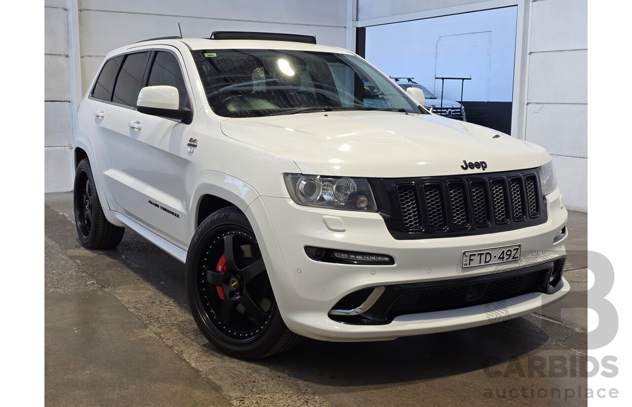 11/2012 Jeep Grand Cherokee SRT 8 Alpine (AWD) WK MY13 4d Wagon Bright White V8 6.4L