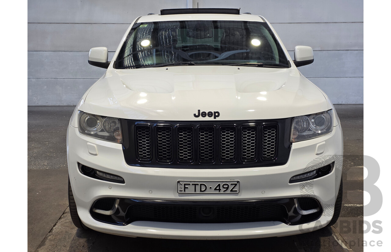 11/2012 Jeep Grand Cherokee SRT 8 Alpine (AWD) WK MY13 4d Wagon Bright White V8 6.4L
