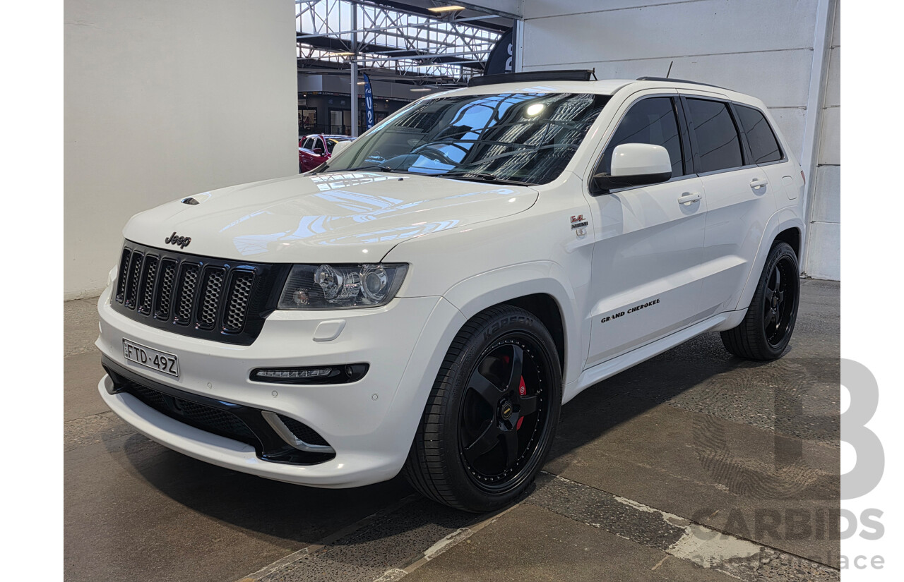 11/2012 Jeep Grand Cherokee SRT 8 Alpine (AWD) WK MY13 4d Wagon Bright White V8 6.4L
