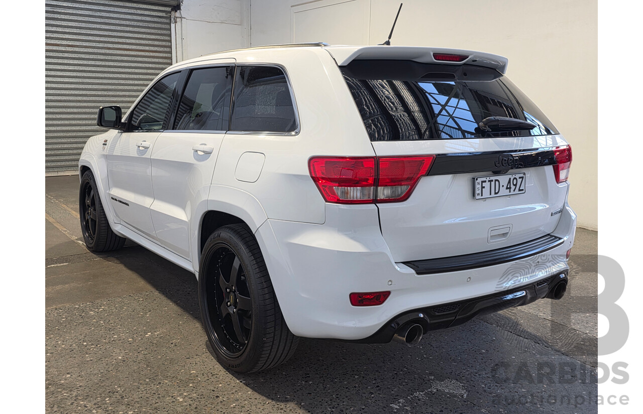 11/2012 Jeep Grand Cherokee SRT 8 Alpine (AWD) WK MY13 4d Wagon Bright White V8 6.4L