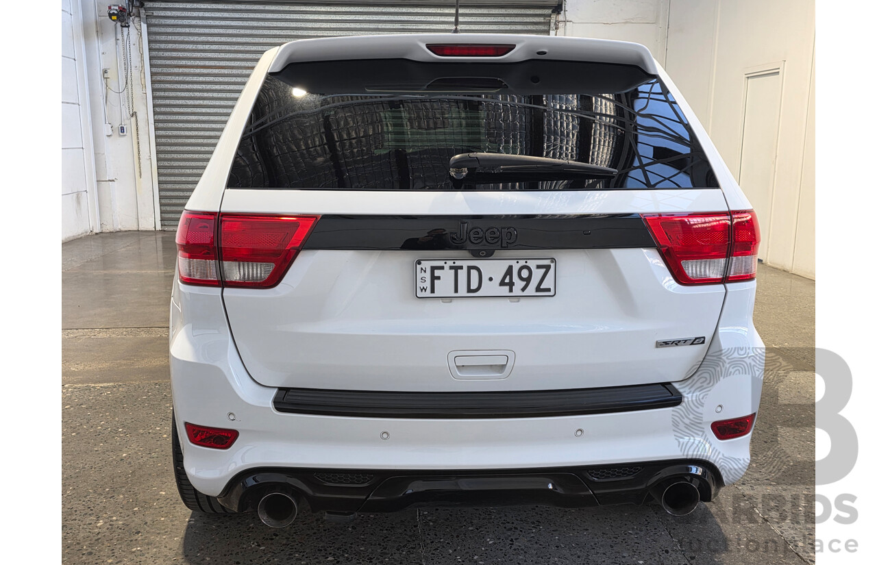 11/2012 Jeep Grand Cherokee SRT 8 Alpine (AWD) WK MY13 4d Wagon Bright White V8 6.4L