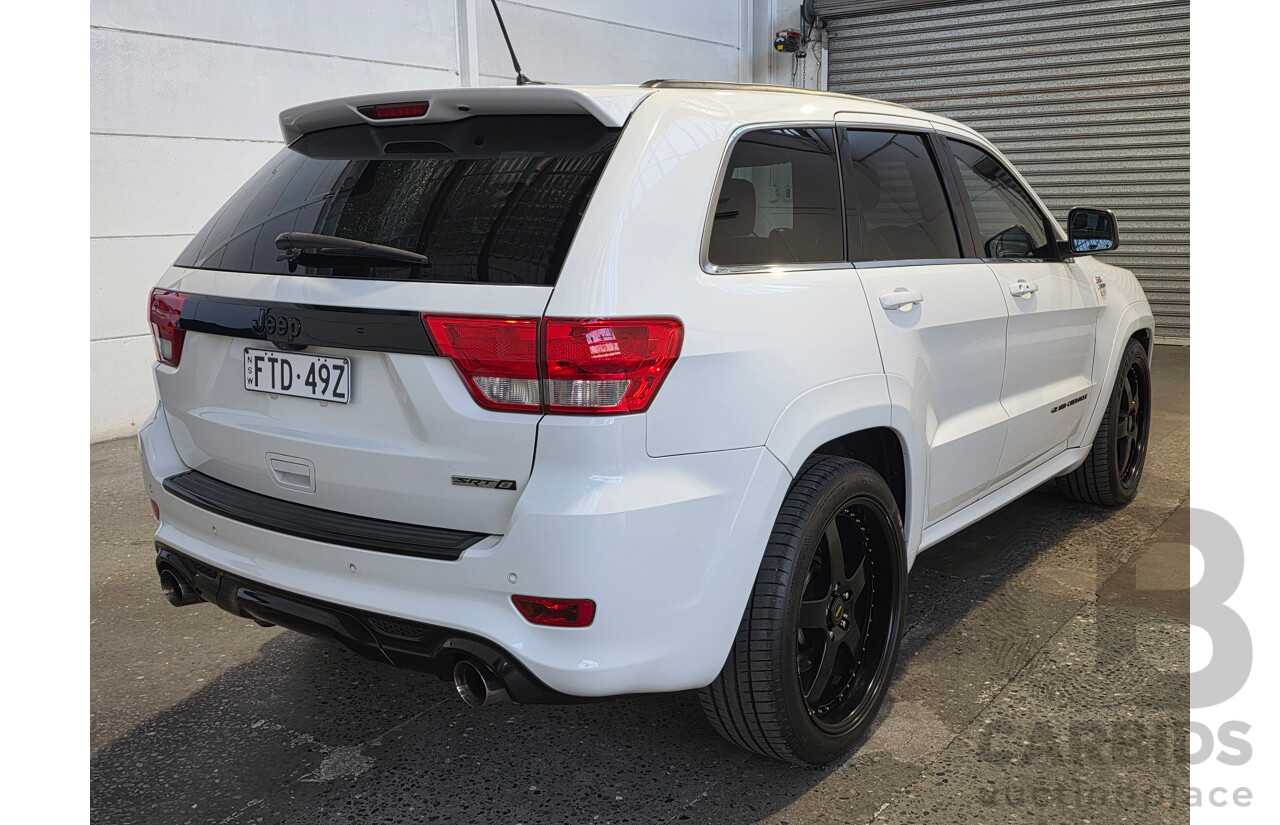 11/2012 Jeep Grand Cherokee SRT 8 Alpine (AWD) WK MY13 4d Wagon Bright White V8 6.4L