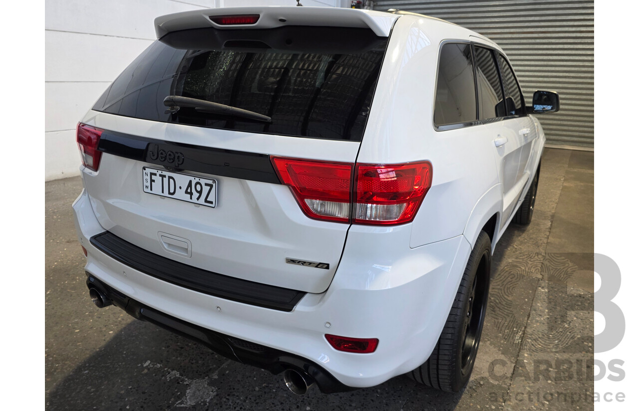11/2012 Jeep Grand Cherokee SRT 8 Alpine (AWD) WK MY13 4d Wagon Bright White V8 6.4L