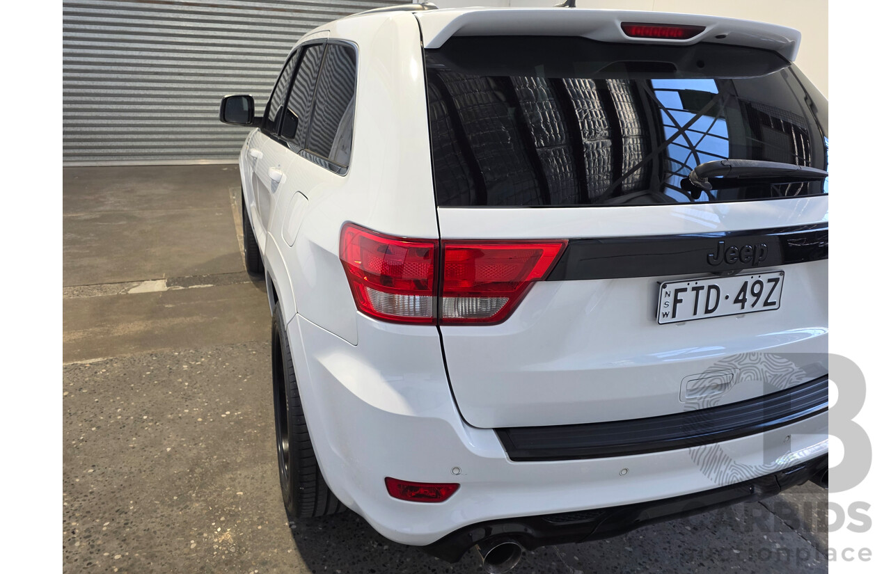 11/2012 Jeep Grand Cherokee SRT 8 Alpine (AWD) WK MY13 4d Wagon Bright White V8 6.4L