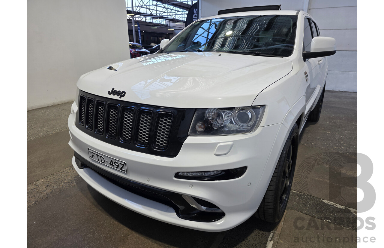 11/2012 Jeep Grand Cherokee SRT 8 Alpine (AWD) WK MY13 4d Wagon Bright White V8 6.4L