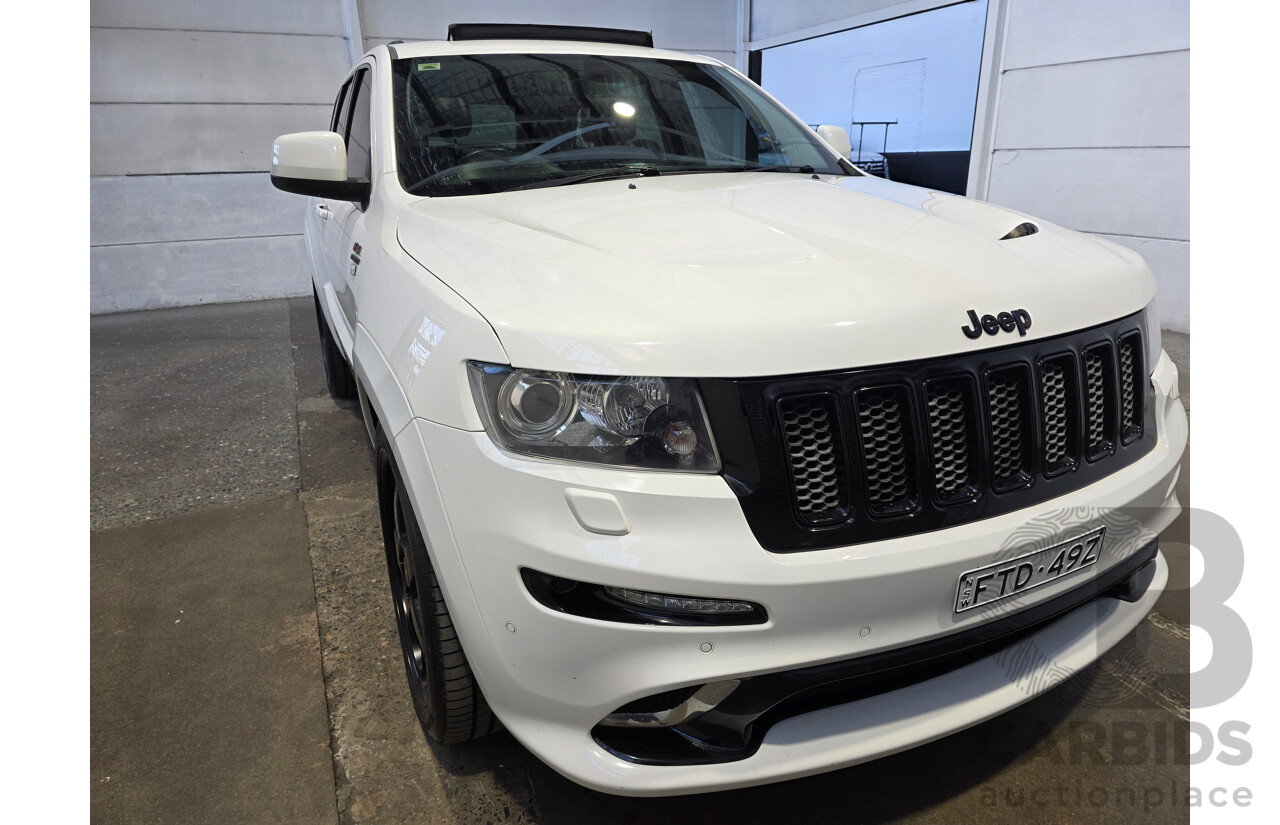 11/2012 Jeep Grand Cherokee SRT 8 Alpine (AWD) WK MY13 4d Wagon Bright White V8 6.4L
