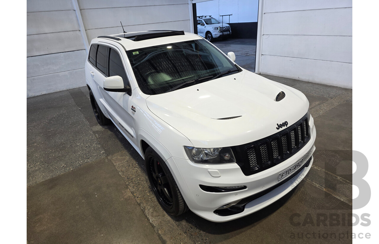 11/2012 Jeep Grand Cherokee SRT 8 Alpine (AWD) WK MY13 4d Wagon Bright White V8 6.4L