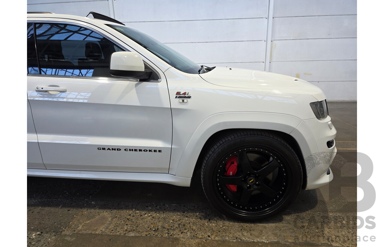 11/2012 Jeep Grand Cherokee SRT 8 Alpine (AWD) WK MY13 4d Wagon Bright White V8 6.4L