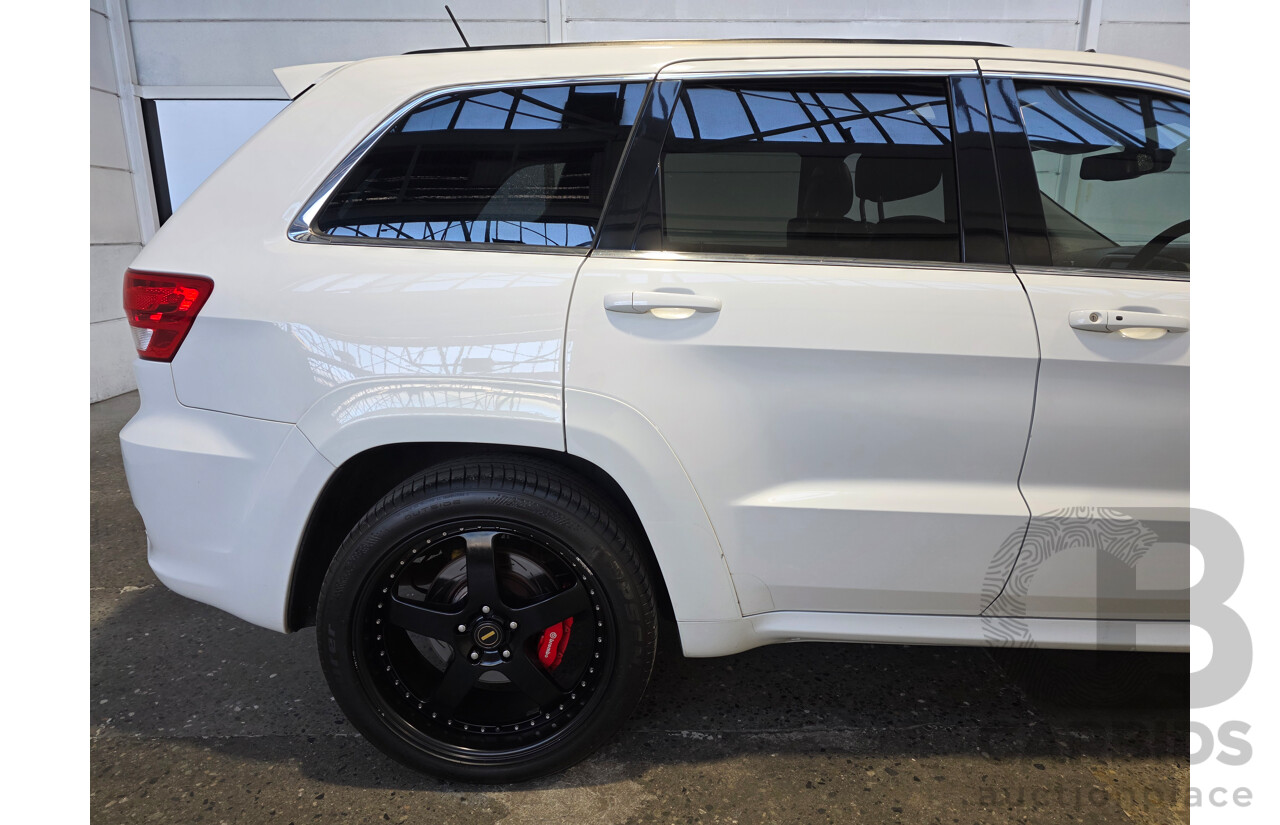 11/2012 Jeep Grand Cherokee SRT 8 Alpine (AWD) WK MY13 4d Wagon Bright White V8 6.4L