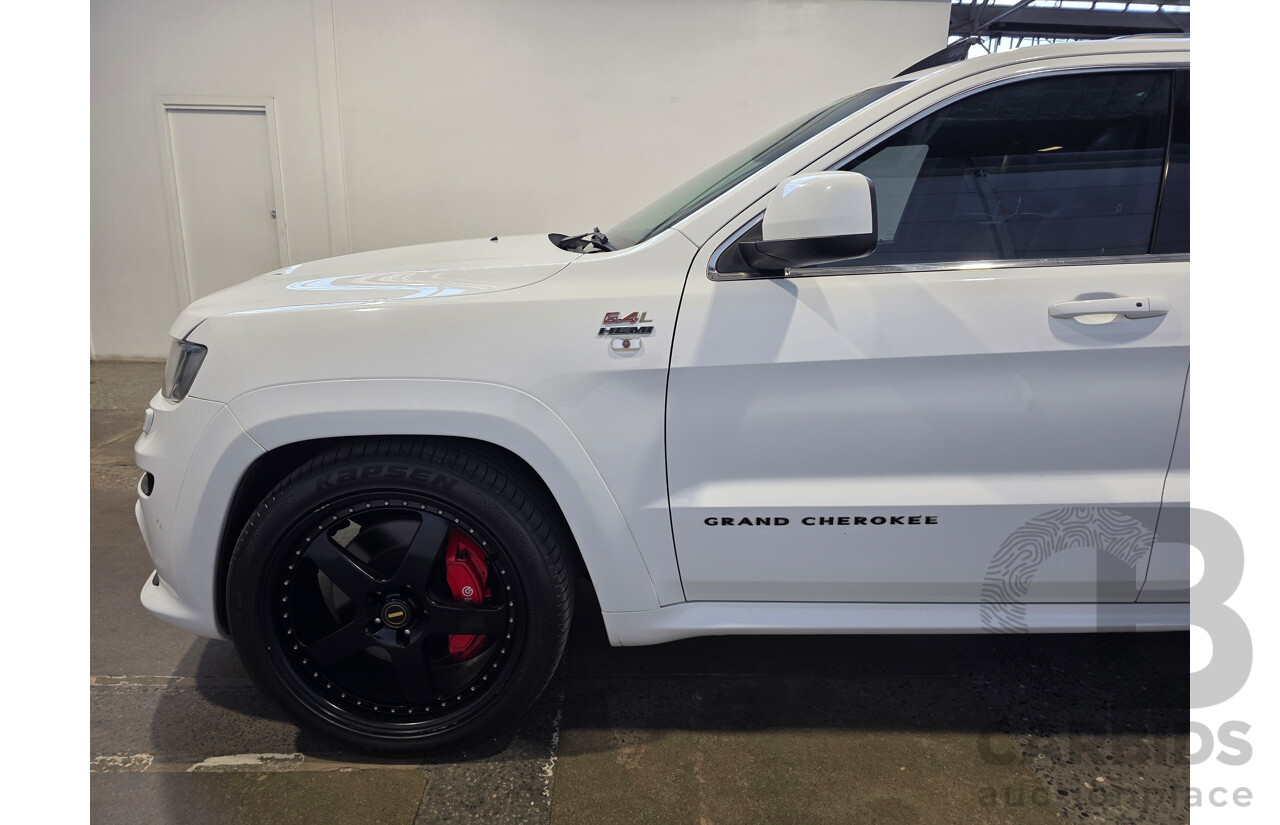 11/2012 Jeep Grand Cherokee SRT 8 Alpine (AWD) WK MY13 4d Wagon Bright White V8 6.4L