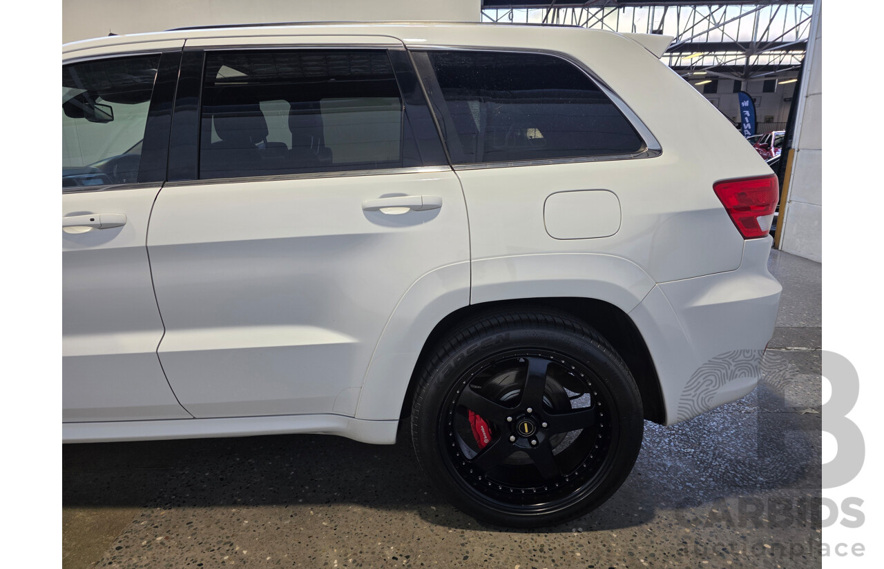 11/2012 Jeep Grand Cherokee SRT 8 Alpine (AWD) WK MY13 4d Wagon Bright White V8 6.4L