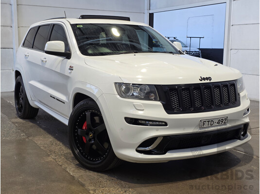 11/2012 Jeep Grand Cherokee SRT 8 Alpine (AWD) WK MY13 4d Wagon Bright White V8 6.4L