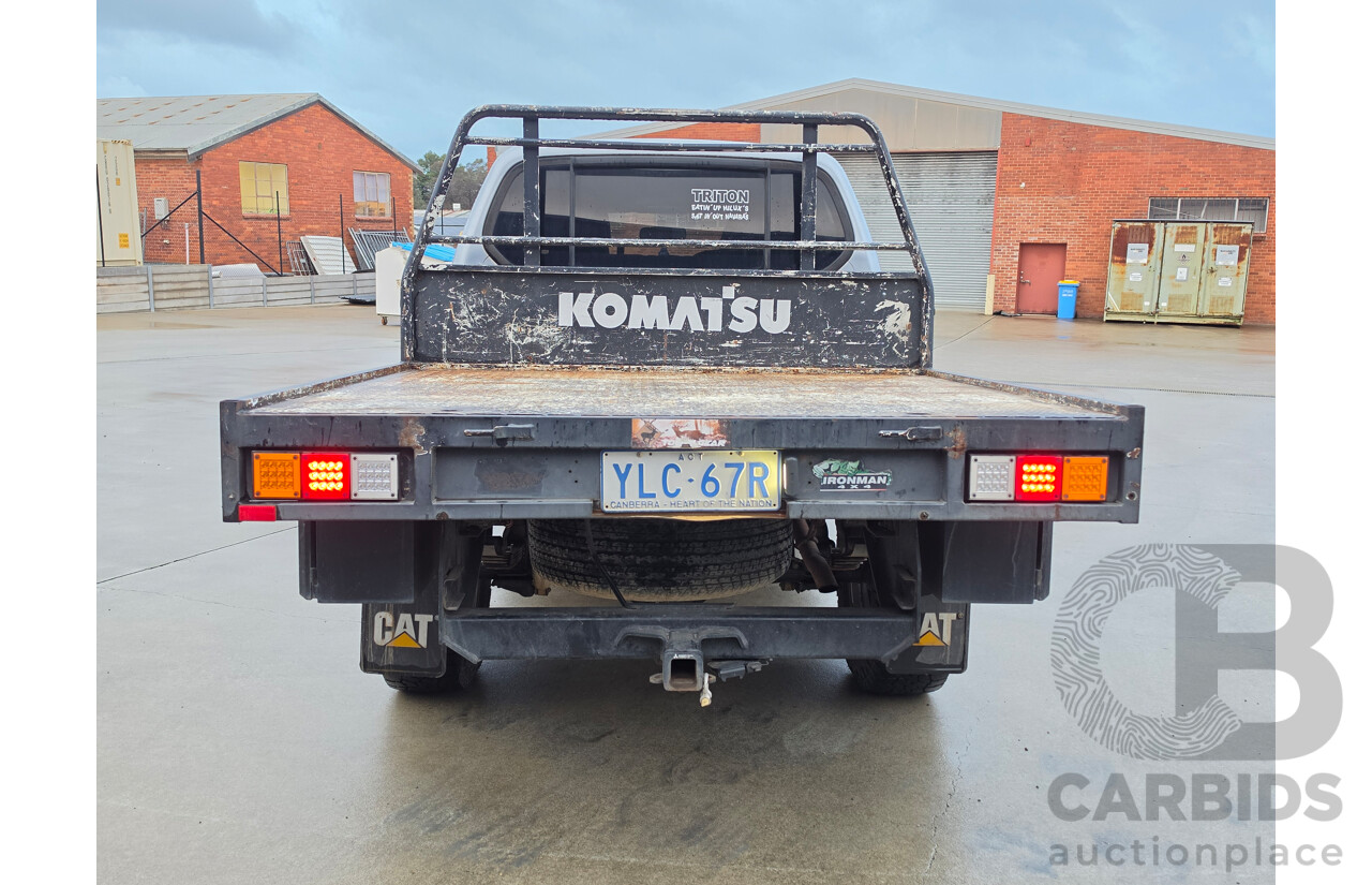 06/2012 Mitsubishi Triton GLX-R (4x4) MN MY12 Double Cab Utility Silver Turbo Diesel 2.5L