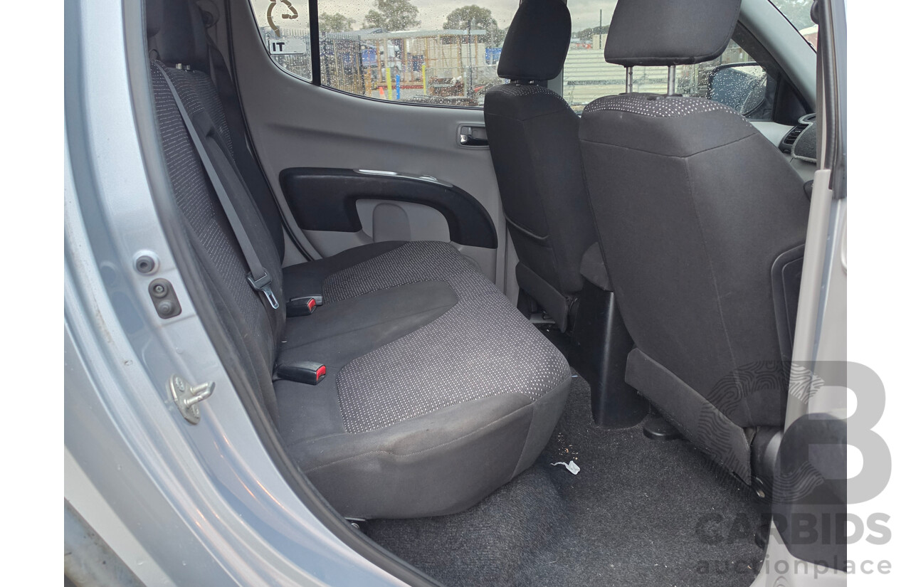 06/2012 Mitsubishi Triton GLX-R (4x4) MN MY12 Double Cab Utility Silver Turbo Diesel 2.5L