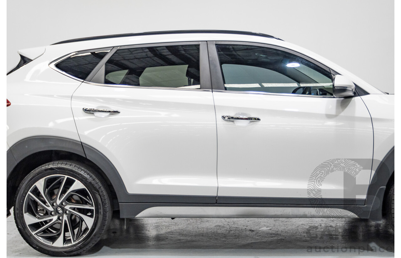 12/2018 Hyundai Tucson Highlander CRDi (AWD) TL3 MY19 4d Wagon White Turbo Diesel 2.0L