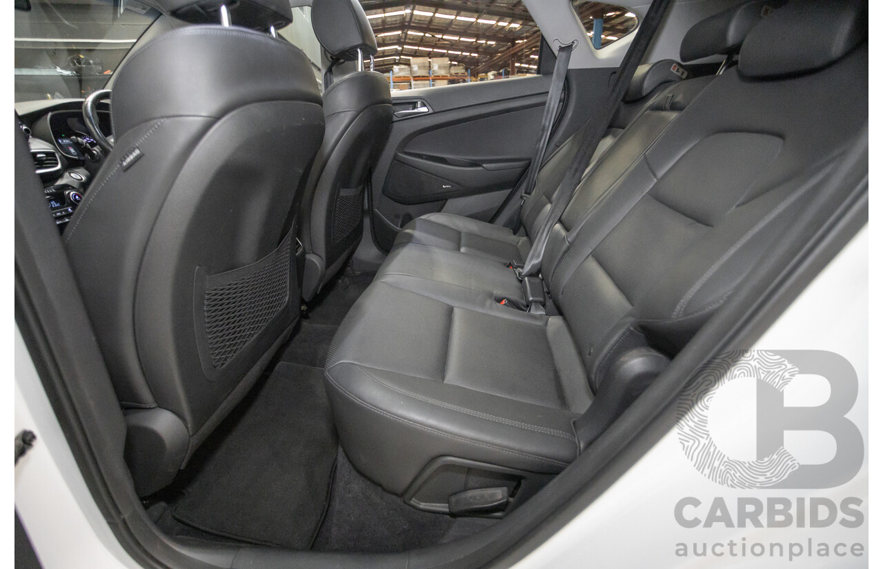 12/2018 Hyundai Tucson Highlander CRDi (AWD) TL3 MY19 4d Wagon White Turbo Diesel 2.0L