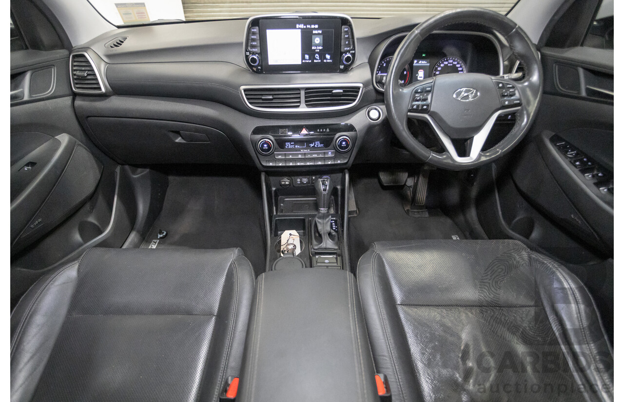 12/2018 Hyundai Tucson Highlander CRDi (AWD) TL3 MY19 4d Wagon White Turbo Diesel 2.0L