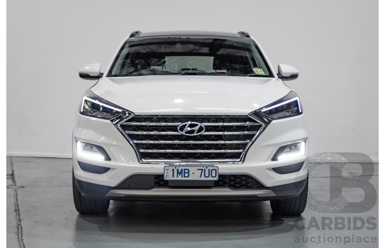 12/2018 Hyundai Tucson Highlander CRDi (AWD) TL3 MY19 4d Wagon White Turbo Diesel 2.0L