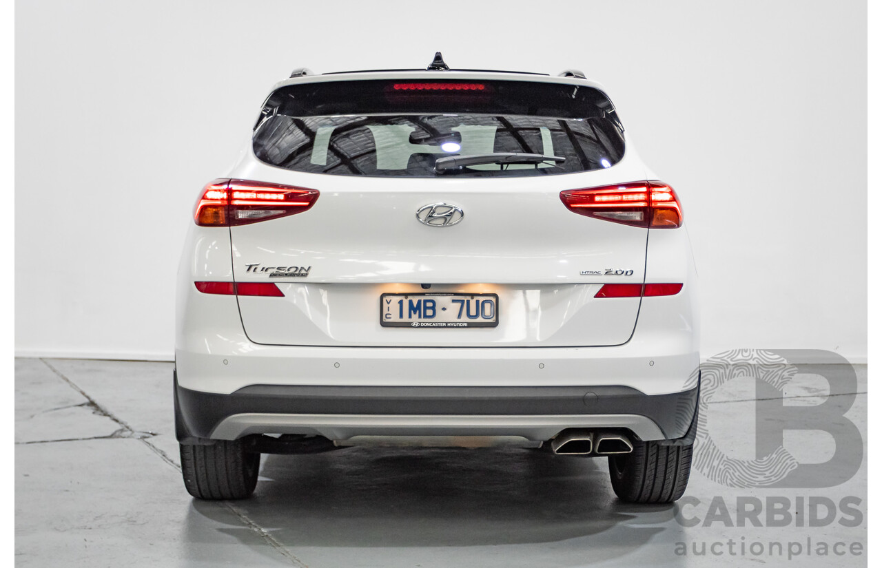 12/2018 Hyundai Tucson Highlander CRDi (AWD) TL3 MY19 4d Wagon White Turbo Diesel 2.0L