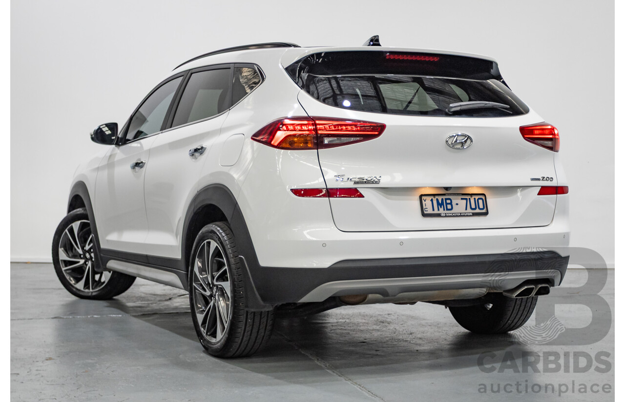12/2018 Hyundai Tucson Highlander CRDi (AWD) TL3 MY19 4d Wagon White Turbo Diesel 2.0L